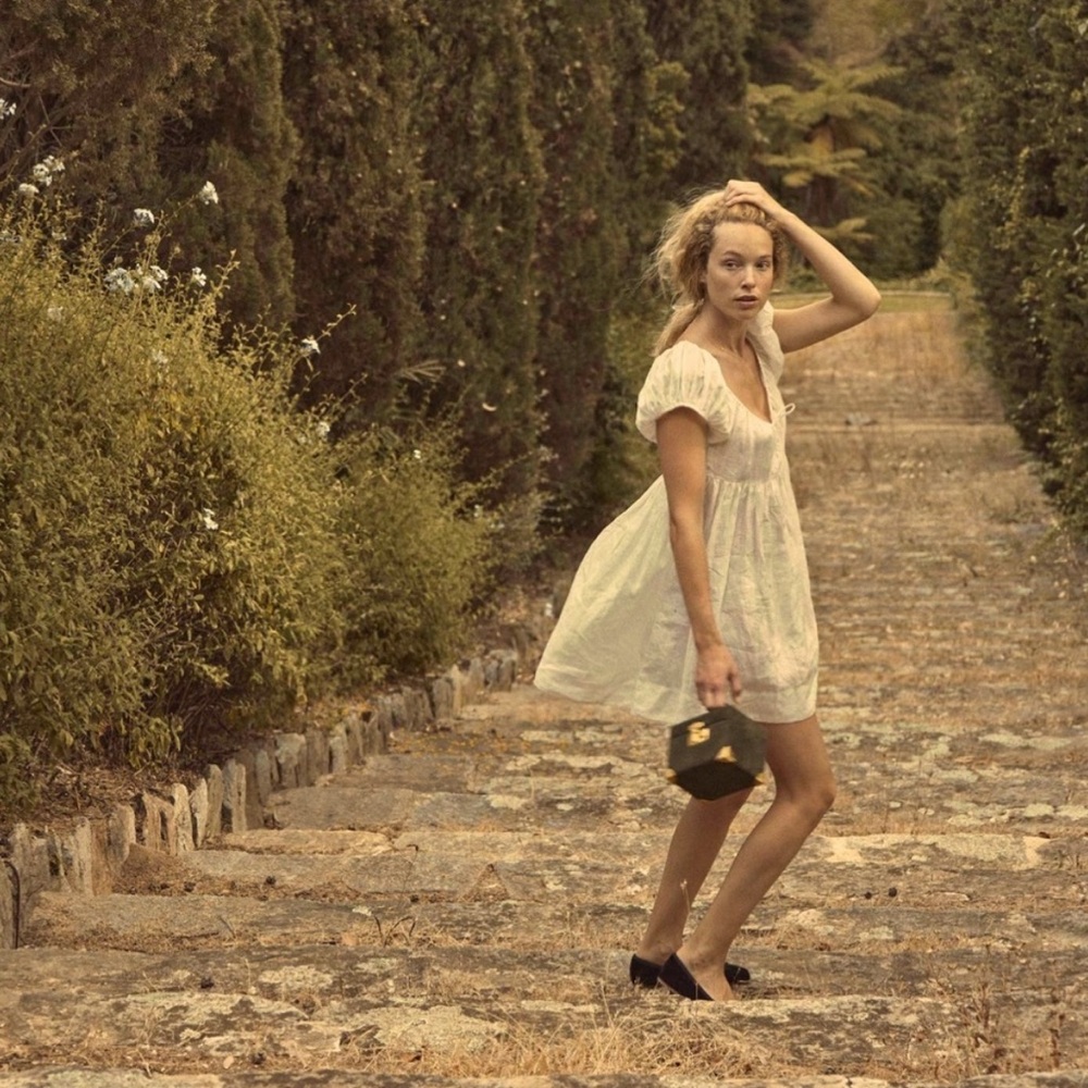 DÔEN Sarria Dress in Salt, M